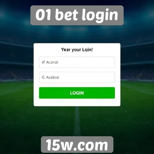 Acessando o 01 bet login de forma rápida